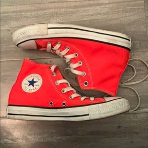 Neon Pink Converse